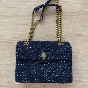 Kurt Geiger Kensington Bag - Black and Silver